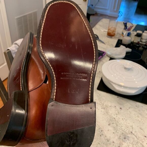 Donald J Pliner Mens Kadin Woven Leather Buckle Loafer sz 7.5 NEW main image 5
